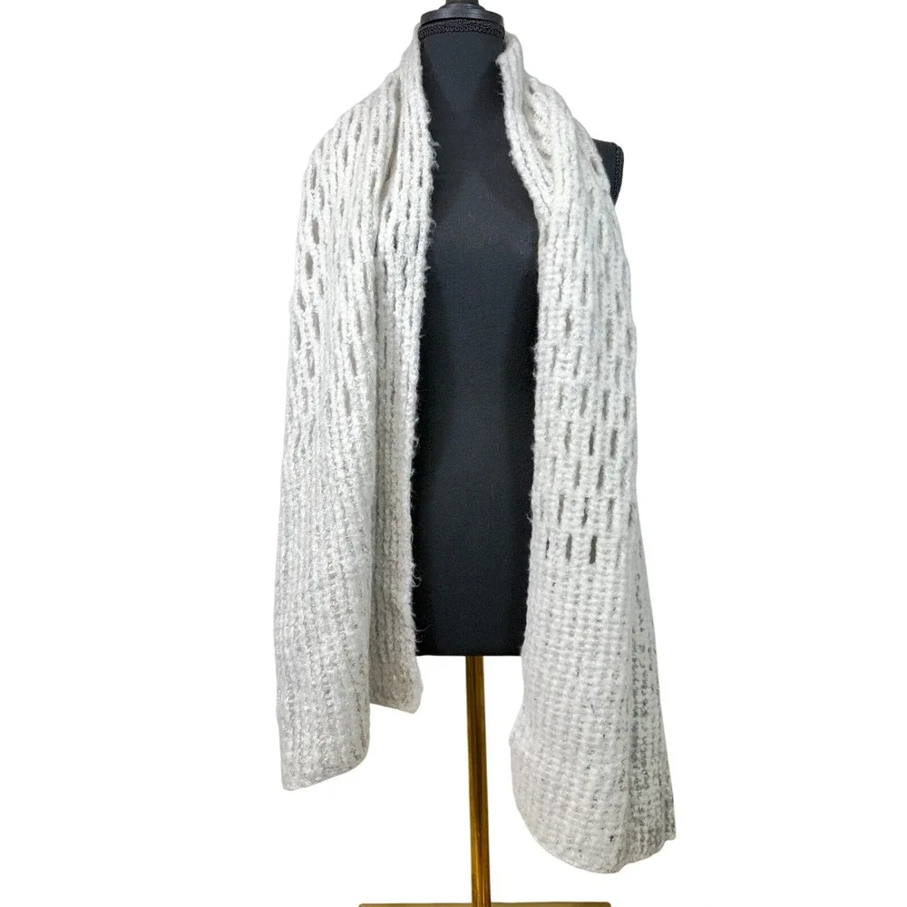 Collection Eighteen Knit Scarf Cream Winter Fashion‎ Lightweight Warm Women